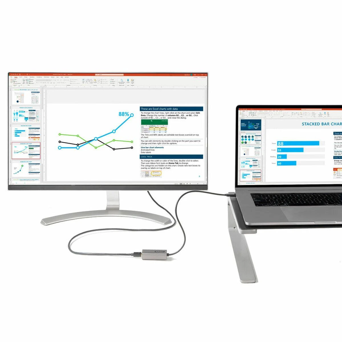 StarTech USB-C - Mini DisplayPort kabelis monitoriui prijungti