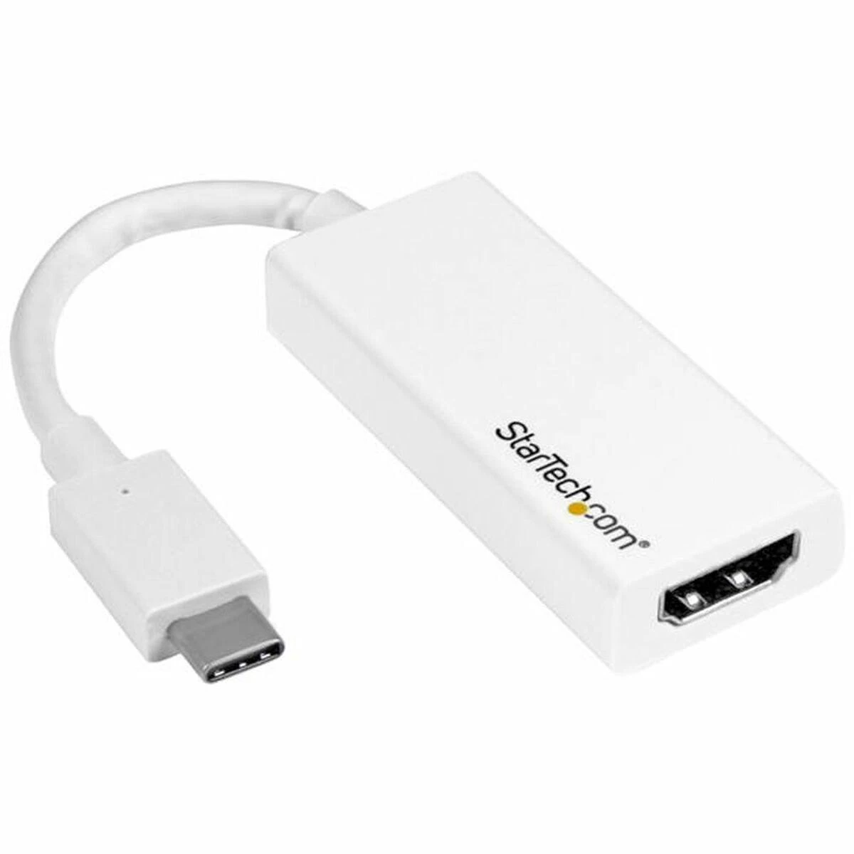 USB-C į HDMI adapteris su lenktu kabeliu