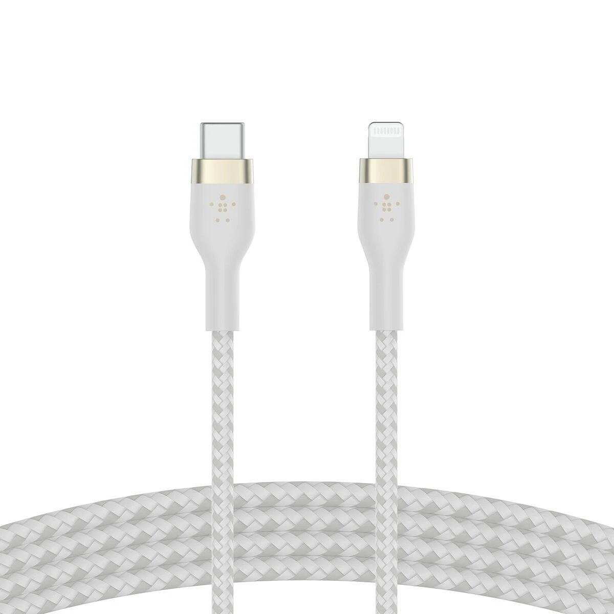 Belkin CAA011bt2MWH BOOST CHARGE™ USB-C, skirtas LTG silikoniniam pinimui, 2m balta