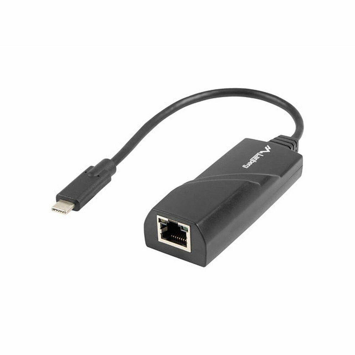 LANBERG NC-1000-02 Adapteris Lan Card USB Typ-C 3.1 – RJ45 1GB ant kabelio
