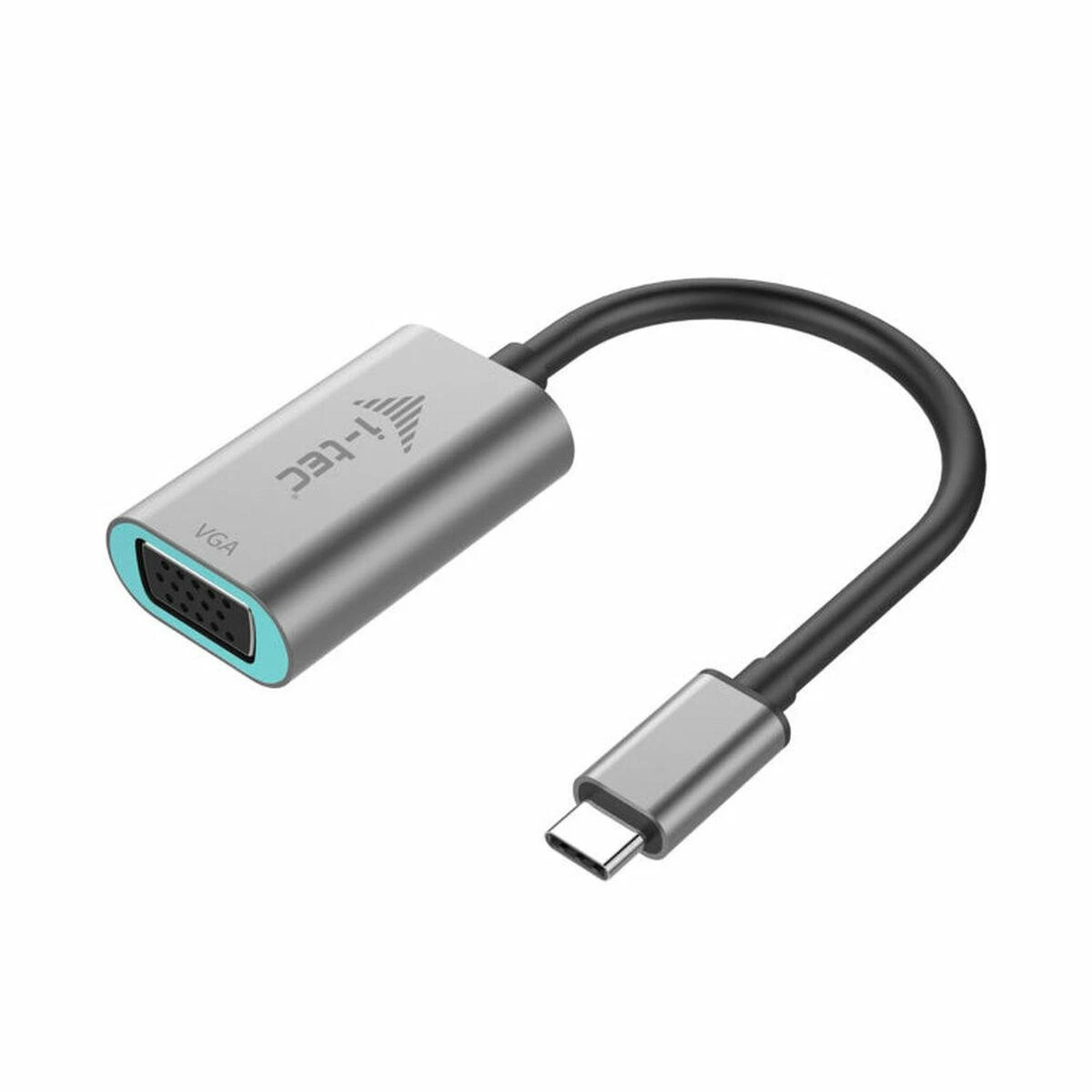 I-tec Metal C31METALVGA60HZ vaizdo kabelio adapteris 0,15 m C tipo USB VGA (D-Sub) Pilka