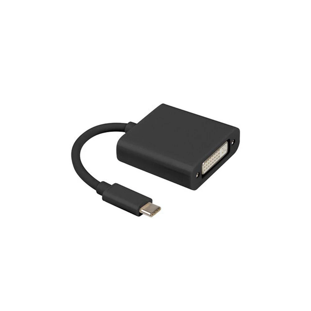 USB-C į DVI adapteris su trumpu laidu