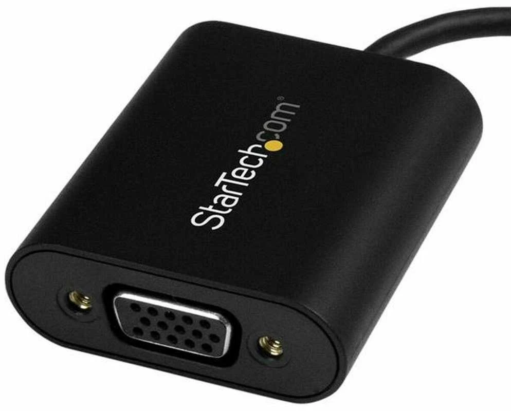 Adapteris USB StarTech USB-C - VGA Juodas (CDP2VGASA)