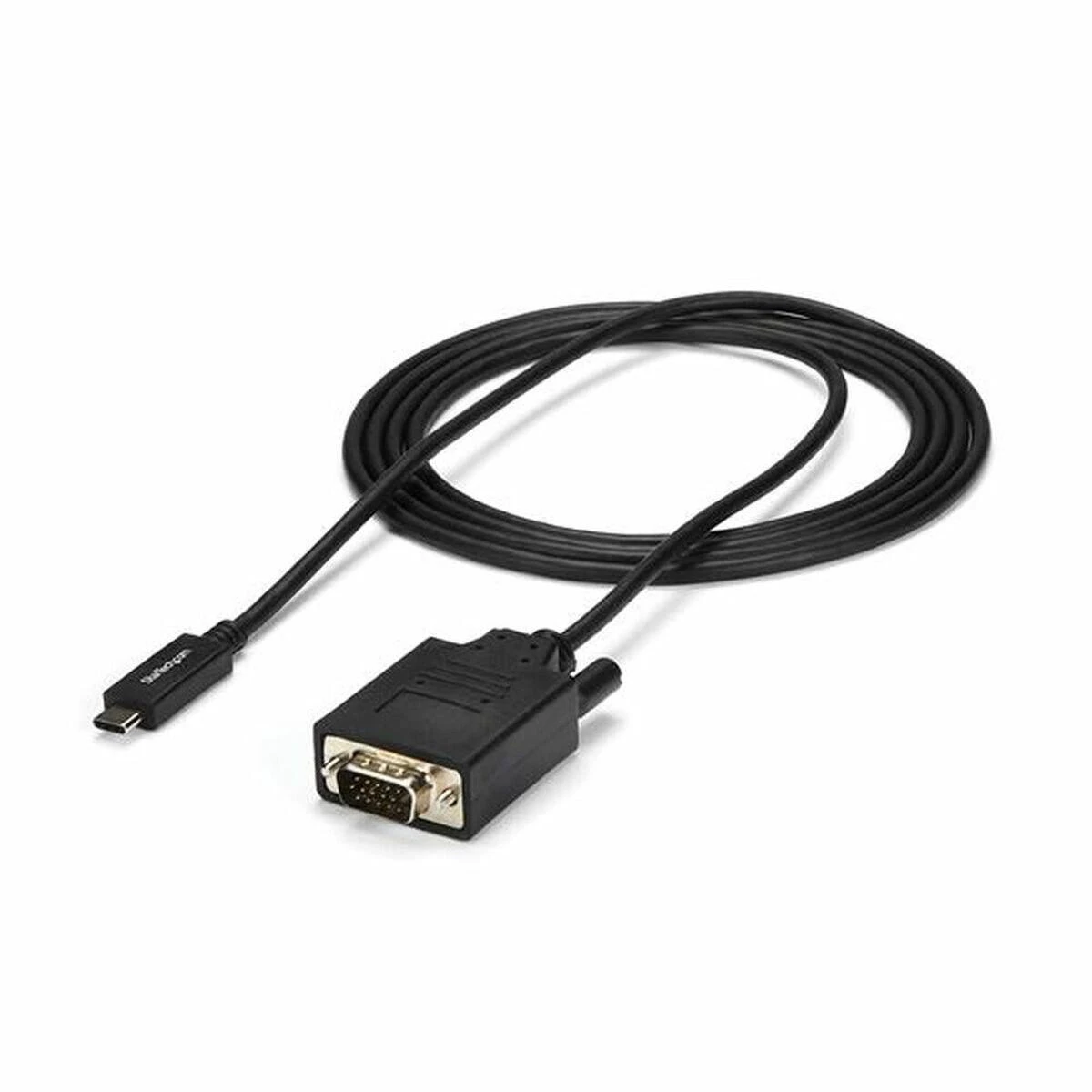 Kabelis USB StarTech USB-C - D-Sub (VGA) 2 m Juodas (CDP2VGAMM2MB)