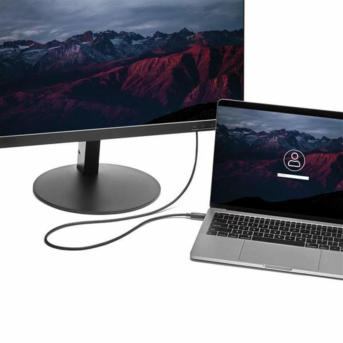Kabelis USB StarTech USB-C - D-Sub (VGA) 2 m Juodas (CDP2VGAMM2MB)