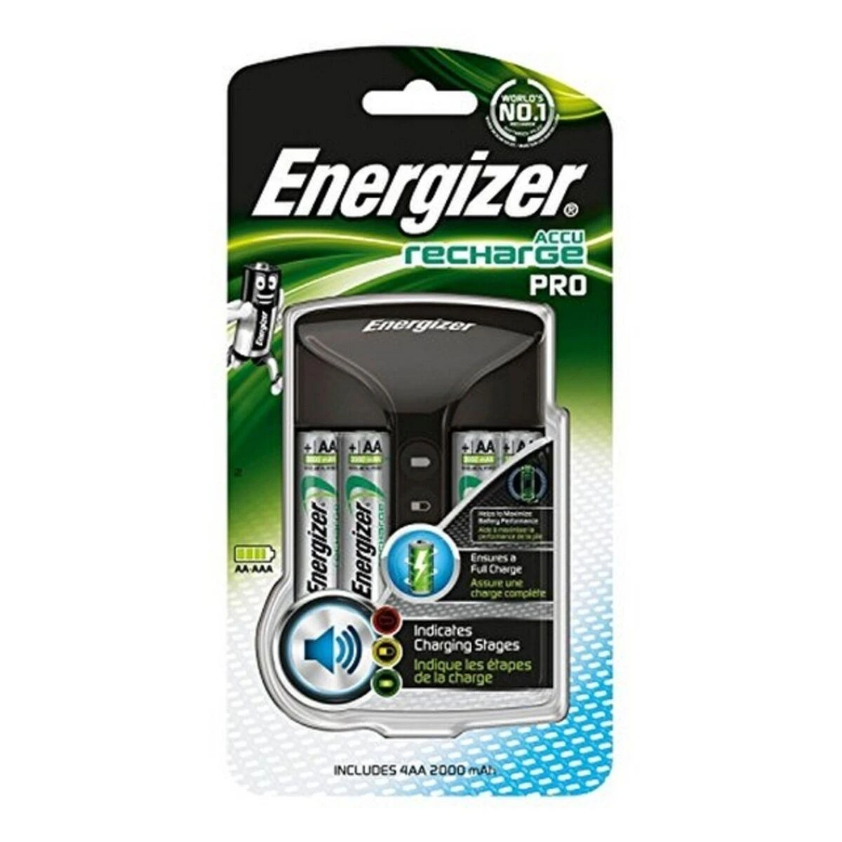 ENERGIZER Pro pakrovėjas 4X2000 mAhs
