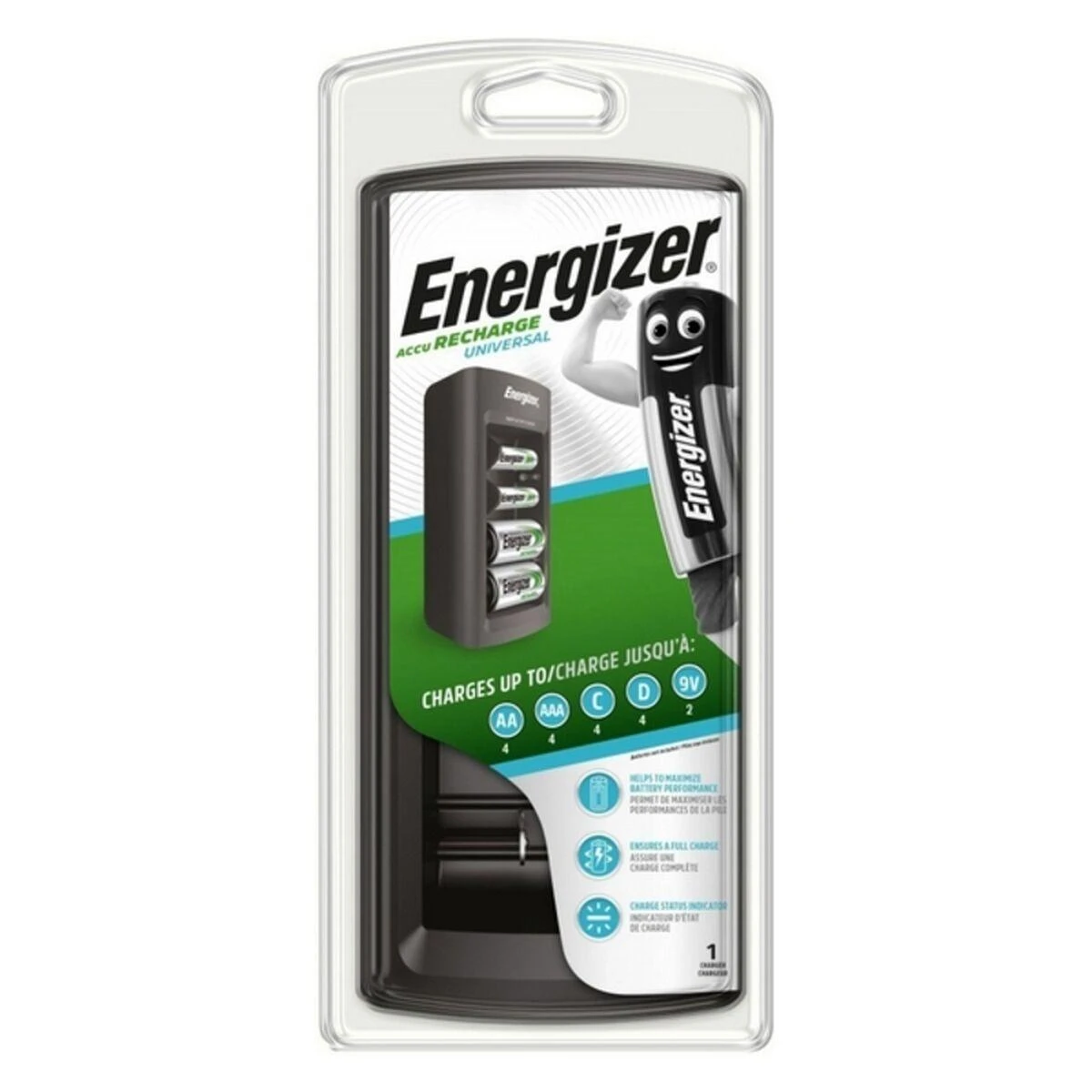 Energizer universalus elementų įkroviklis 