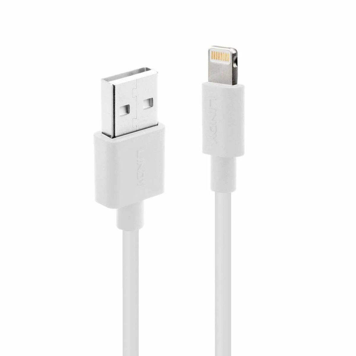 USB Kabelis - LINDY USB tipo A į Lightning Laidas, 480Mbps, 1 m, Baltas