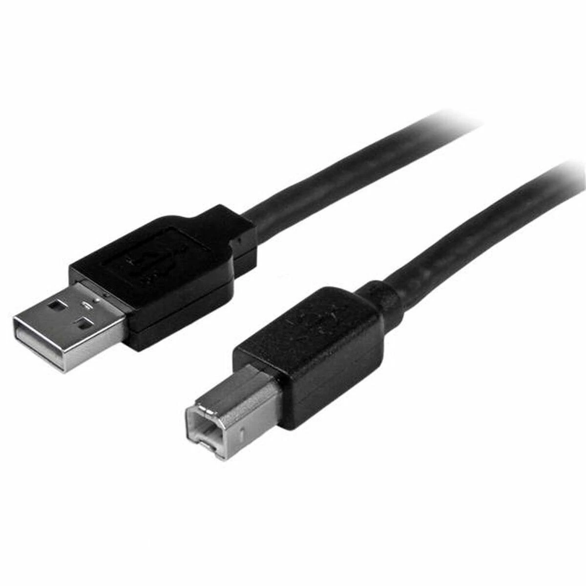 USB laidas StarTech USB-A - USB-B 15 m juodas (USB2HAB50AC)