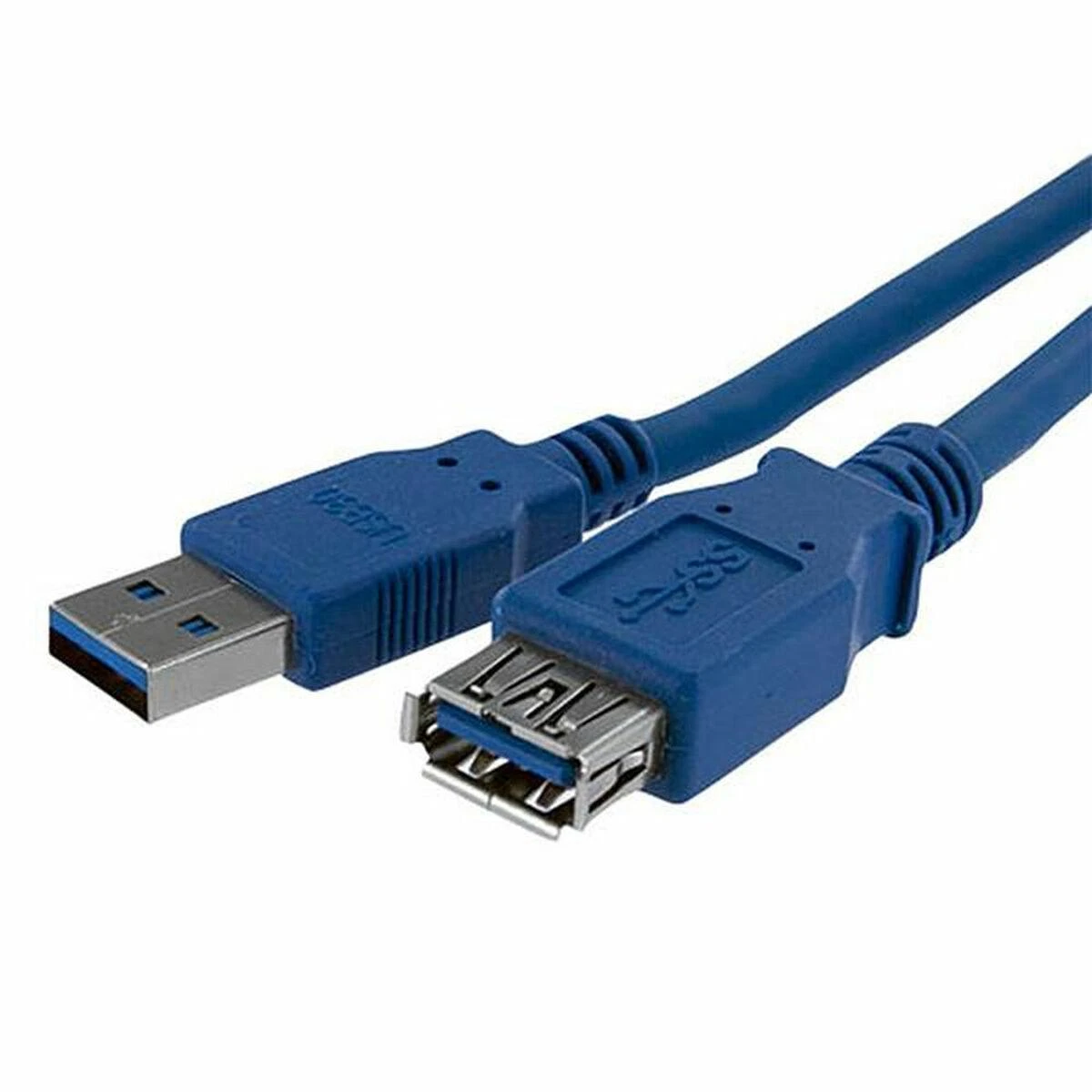 Kabelis USB StarTech USB-A - USB-A 1 m Mėlyna (USB3SEXT1M)