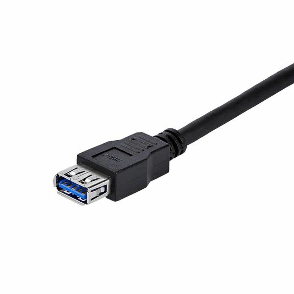 Kabelis USB StarTech USB-A - USB-A 1 m Juodas (USB3SEXT1MBK)