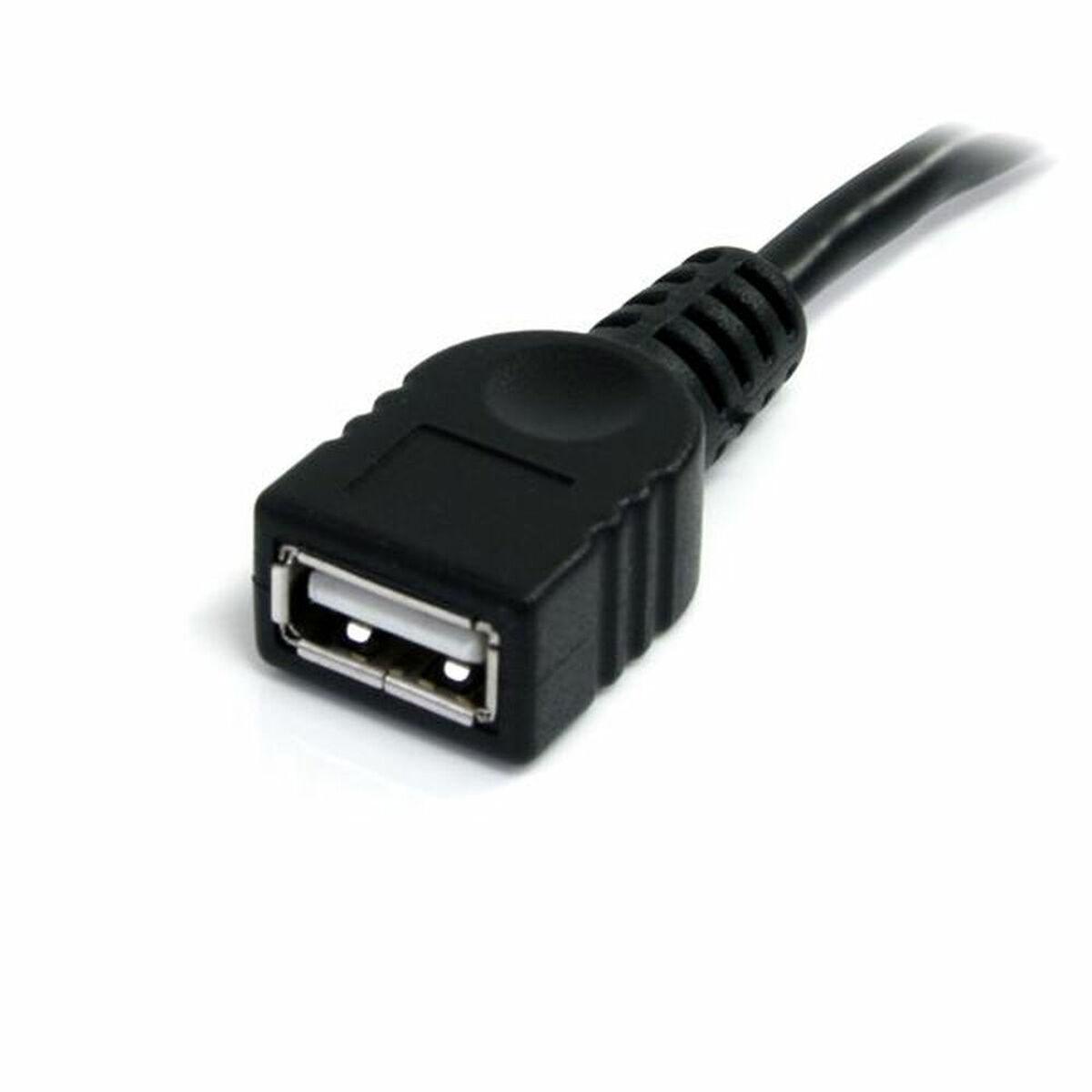StarTech.com USBEXTAA6BK USB kabelis 1,83 m USB A Juoda