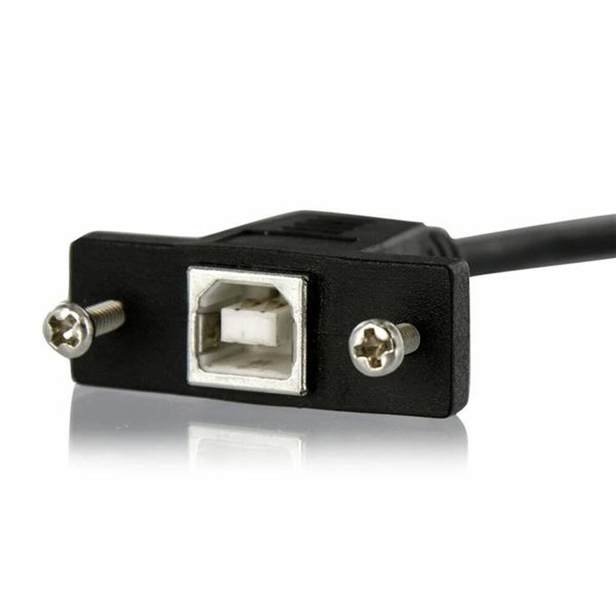 Kabelis USB StarTech USB-B - USB-B 0.9 m Juodas (USBPNLBFBM3)