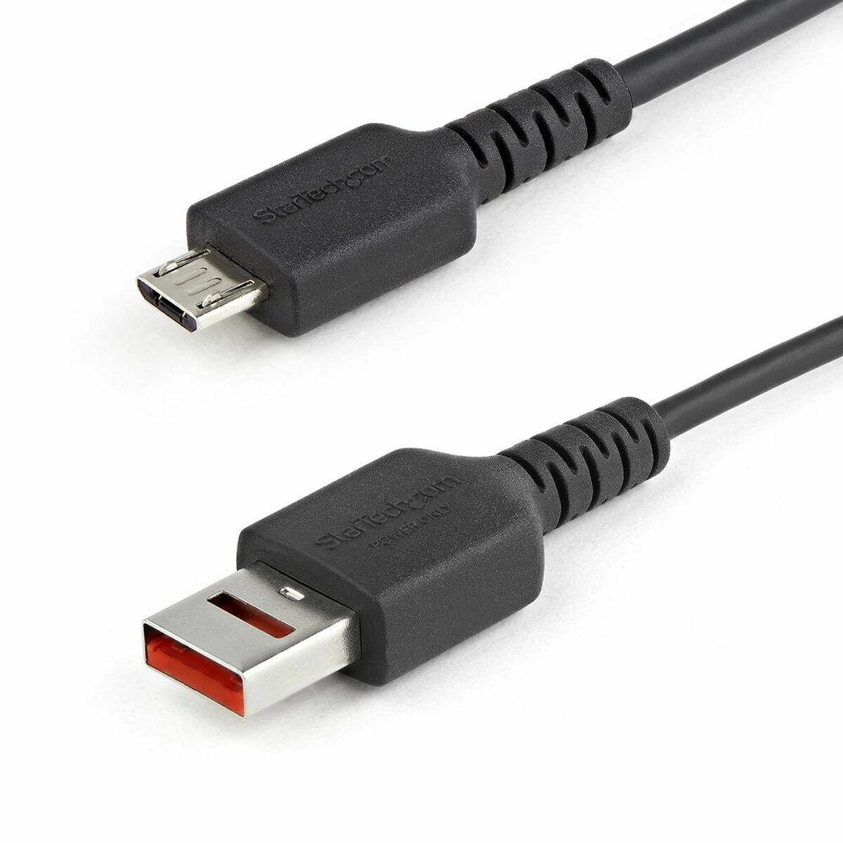 Kabelis USB StarTech USB-A - microUSB 1 m Juodas (USBSCHAU1M)