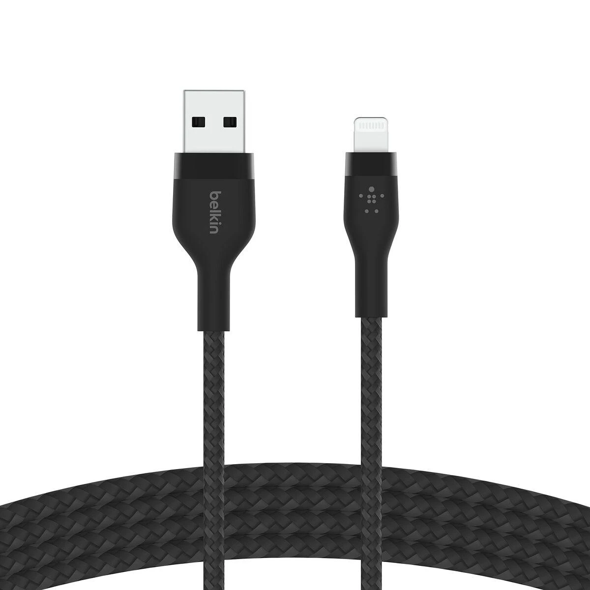Belkin Flex Lightning/USB-A 2m MFI sertifikatas, juodas CAA010bt2MBK