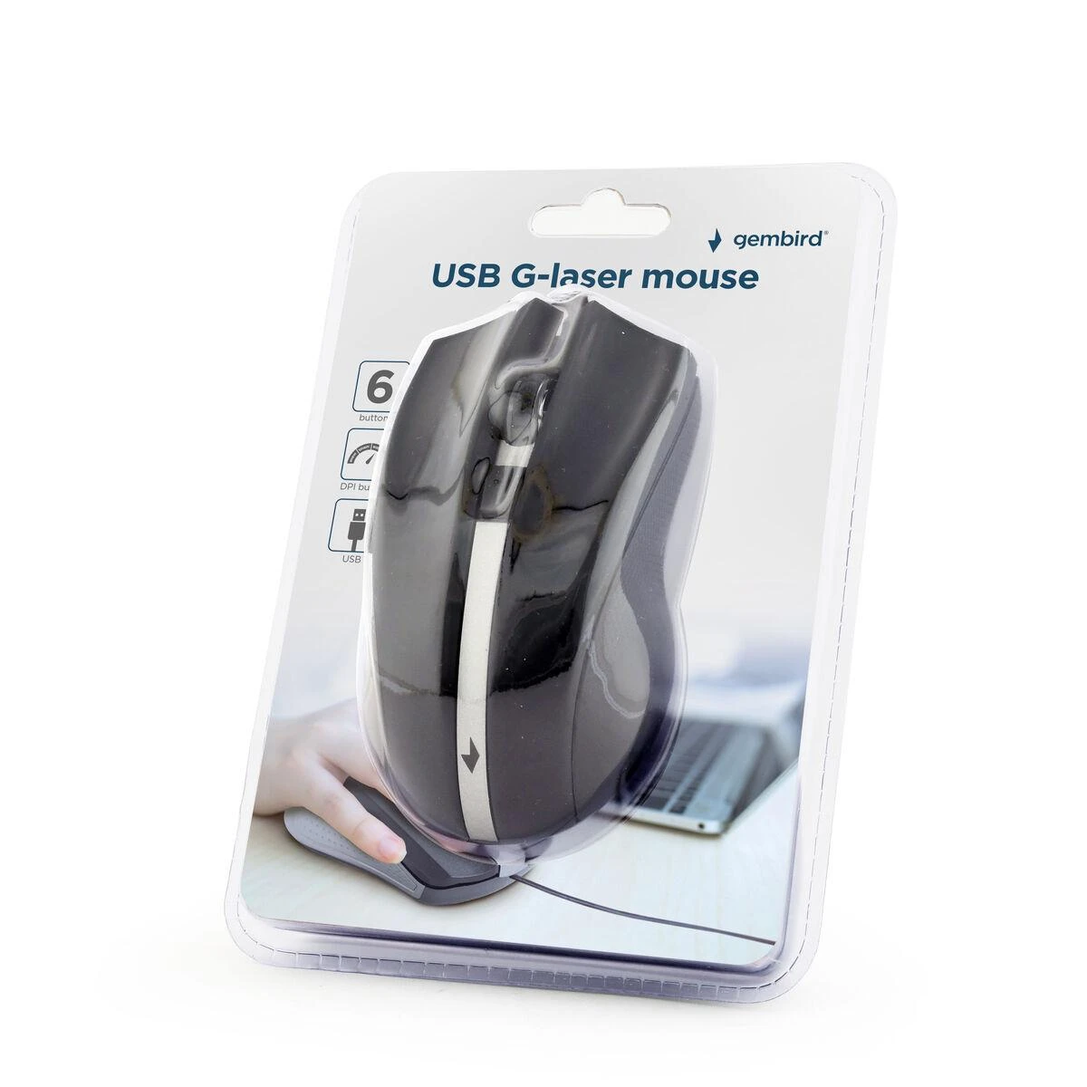 GEMBIRD USB G-laser pelė MUS-GU-02