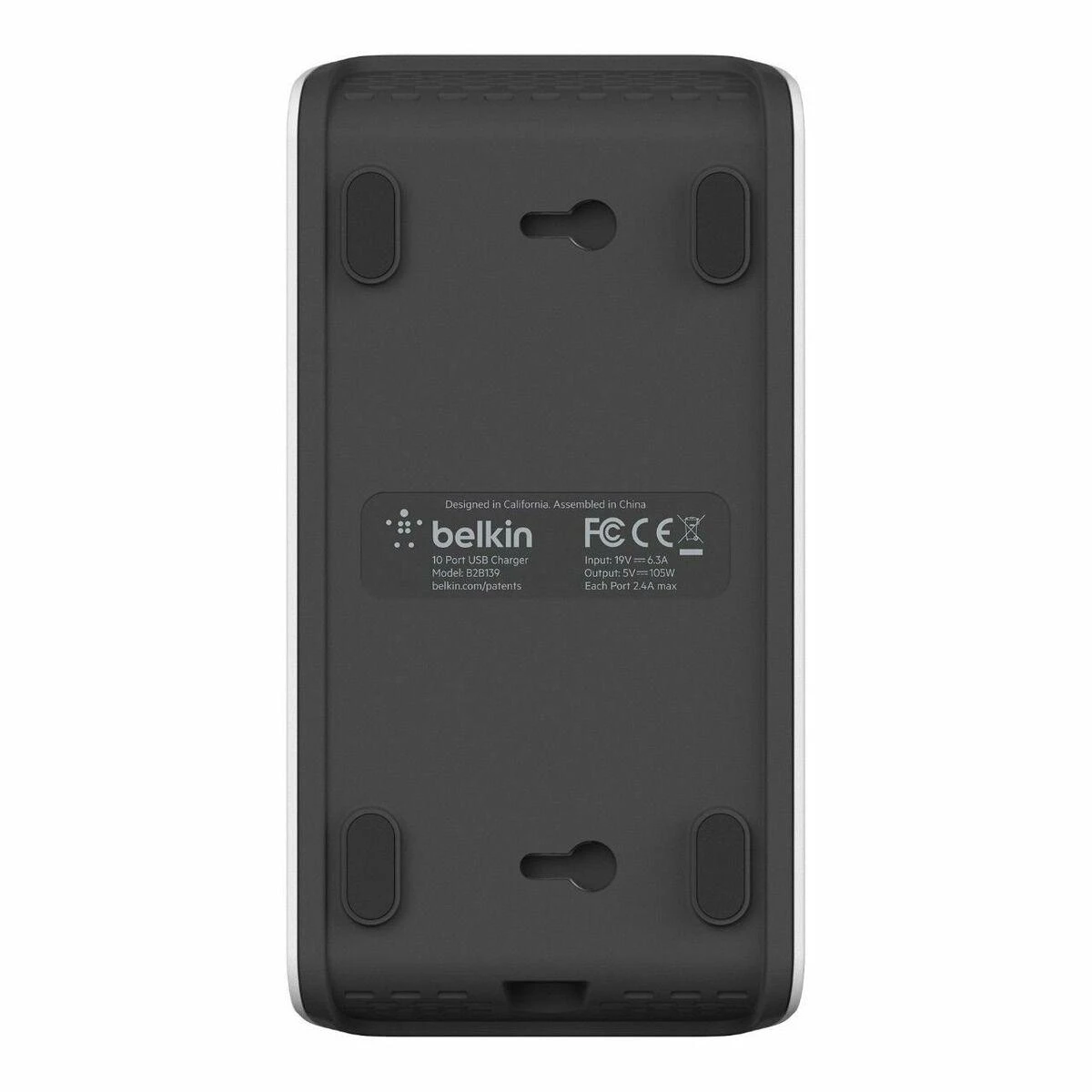 Belkin Rockstar 10 prievadų USB įkroviklis. stotis, 120W B2B139vf