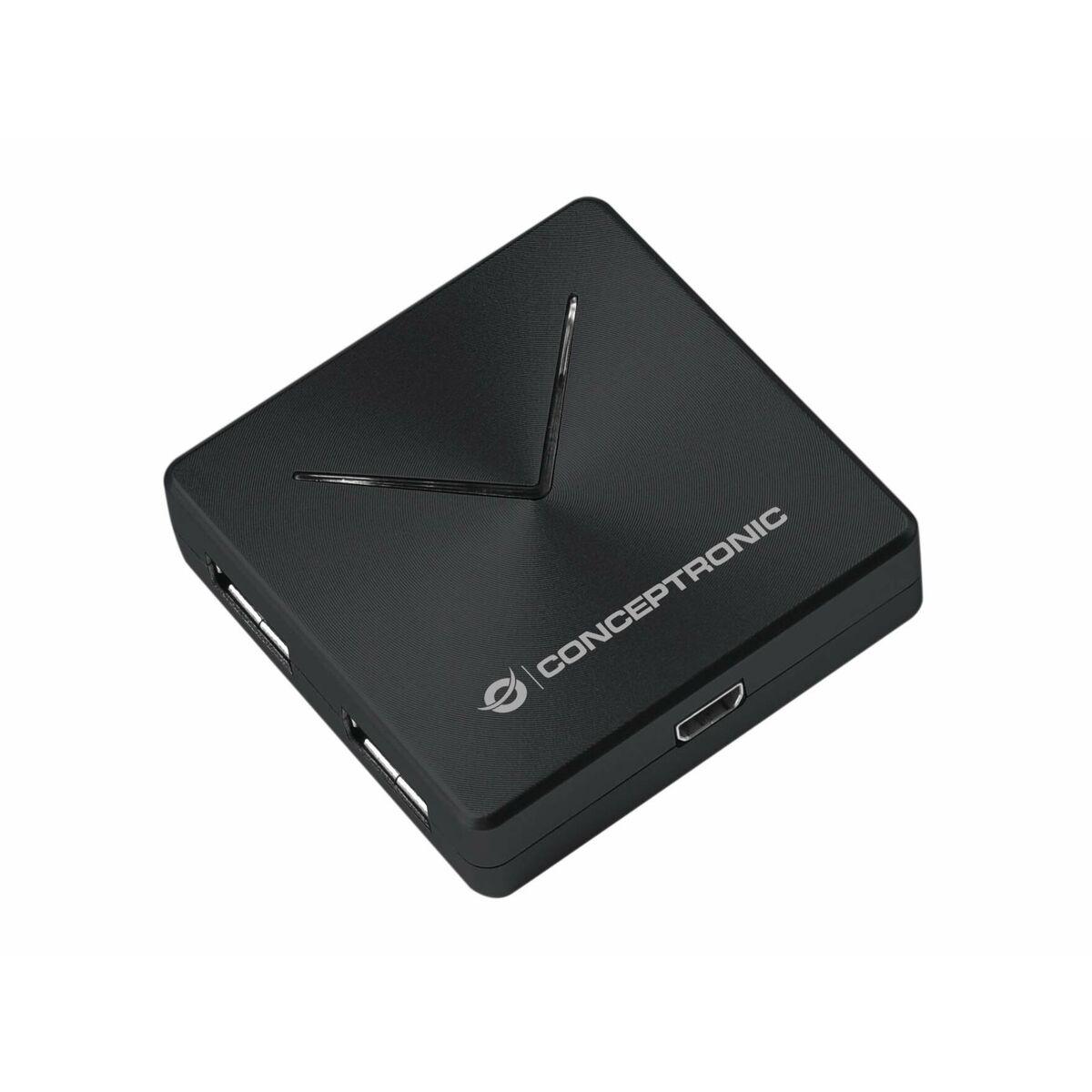 USB KONCENTRATORIUS „Conceptronic“ 4 x USB-A 3.0 (HUBBIES02B)
