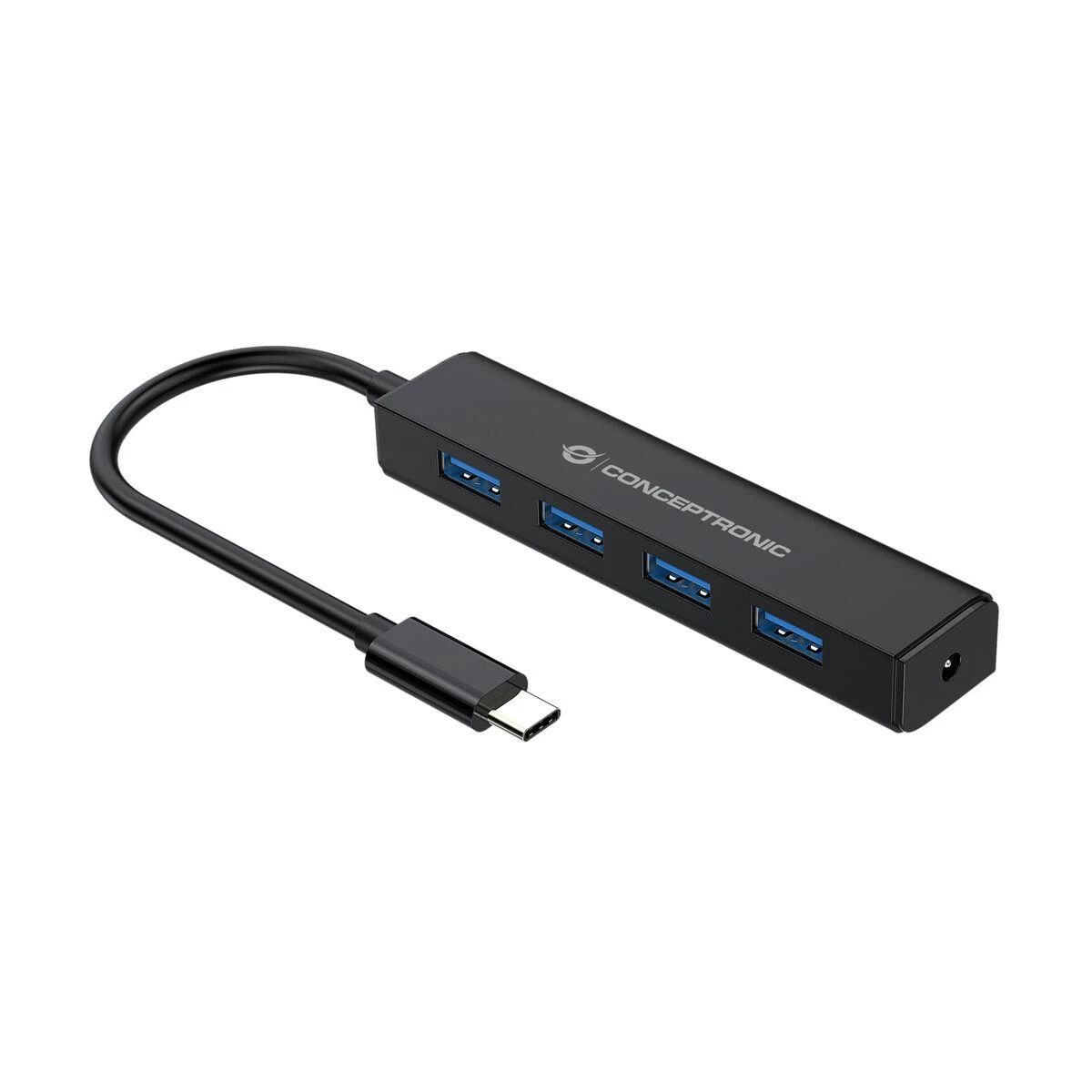 Conceptronic USB-C šakotuvas, juodas