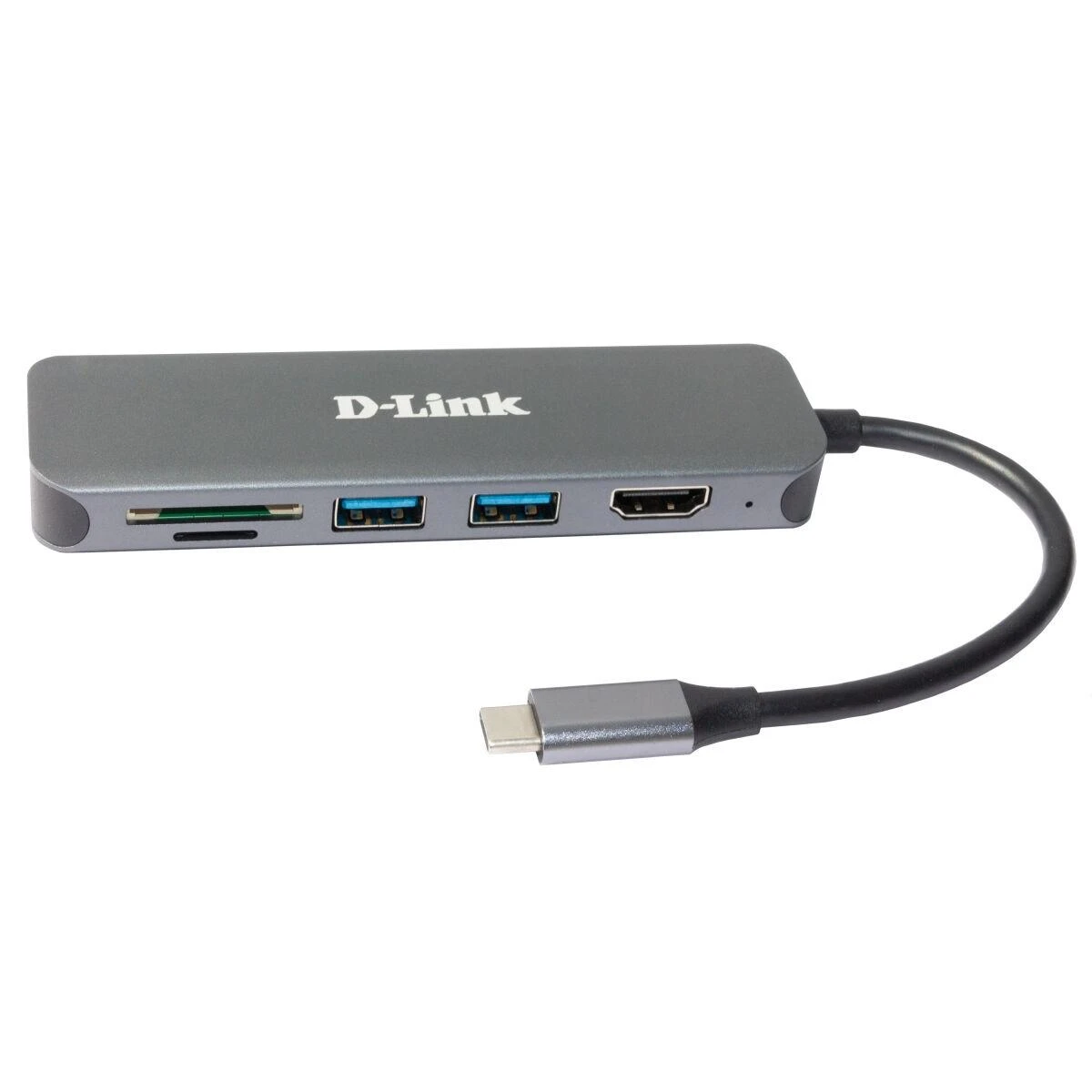 D-Link DUB-2327 USB-C daugiafunkcis adapteris