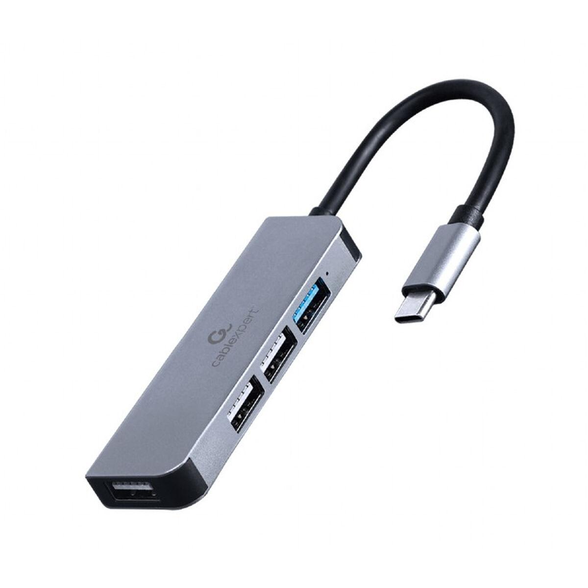 GEMBIRD 4 prievadų USB tipo C šakotuvas 1 x USB 3.1 + 3 x USB 2.0