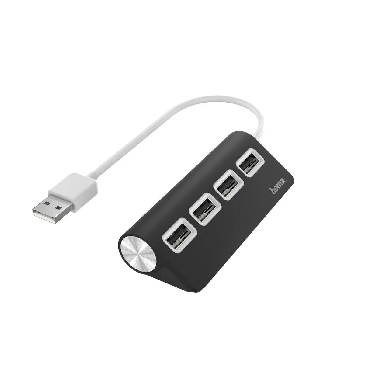 Hama 4-vietų USB šakotuvas su laidu