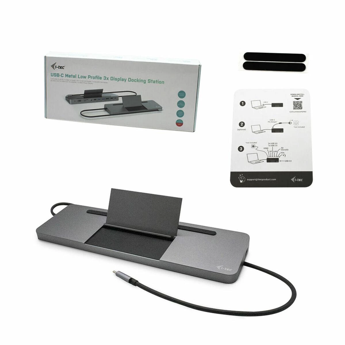 I-tec USB-C dokas su komplektu