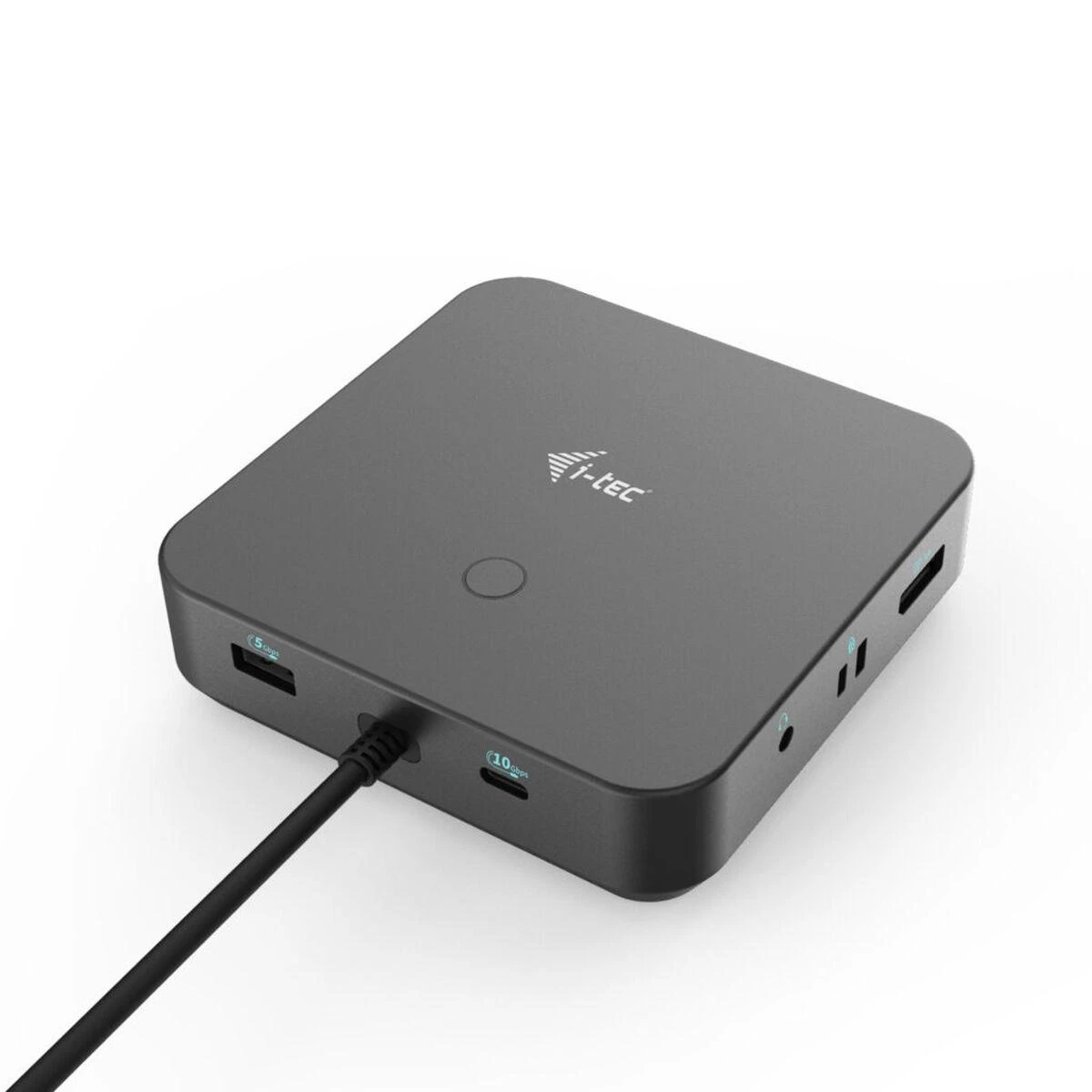 I-TEC USB-C HDMI dviejų DP prijungimo stotelė su maitinimo tiekimu 100 W + I-tec universalus įkroviklis 112 W