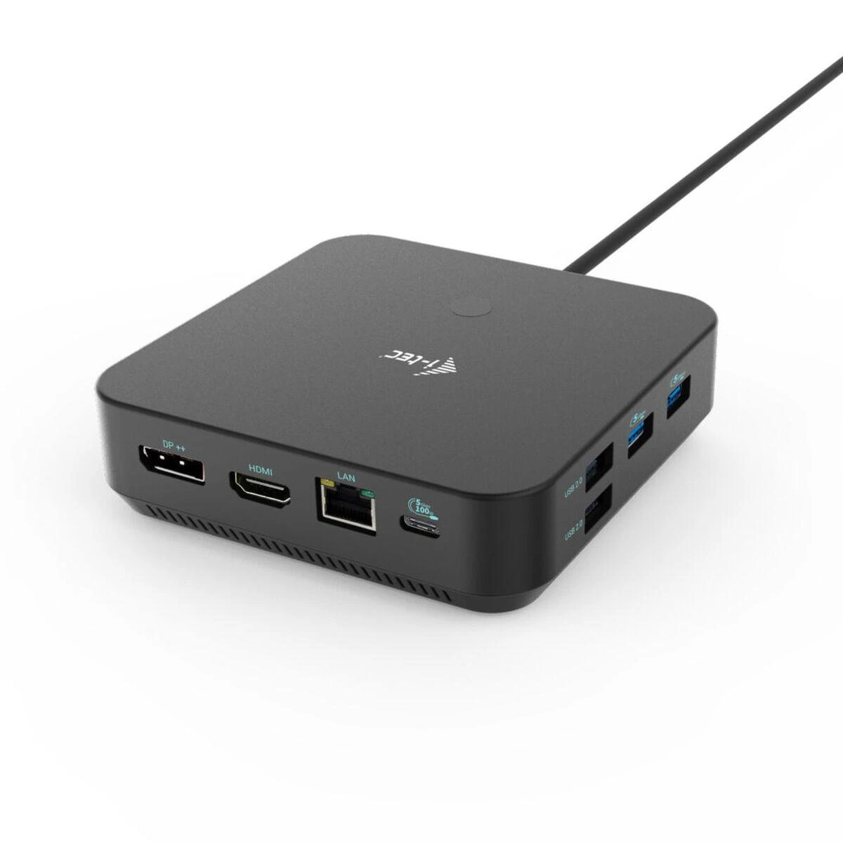 I-TEC USB-C HDMI dviejų DP prijungimo stotelė su maitinimo tiekimu 100 W + I-tec universalus įkroviklis 112 W