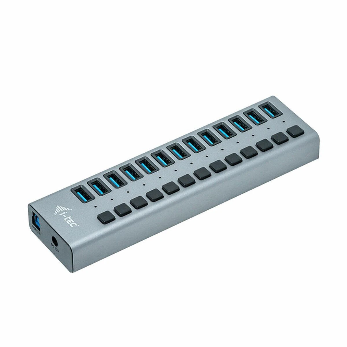 I-TEC USB 3.0 Charging HUB 13 prievadų prievadas su išoriniu maitinimo adapteriu 60 W 13x USB įkrovimo prievadas, skirtas planšetiniams kompiuteriams Nešiojamiesiems kompiuteriams Ultrabook kompiuteriams