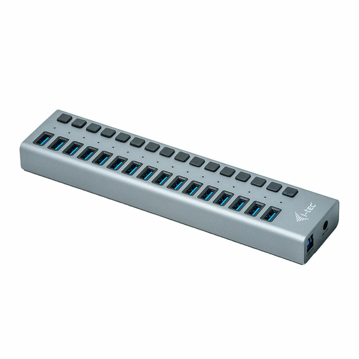 I-TEC USB 3.0 įkrovimo HUB 16 prievadų prievadas su išoriniu adapteriu 90 W 16x USB įkrovimo prievadas, skirtas planšetiniams kompiuteriams Nešiojamiesiems kompiuteriams Ultrabooks kompiuteriams