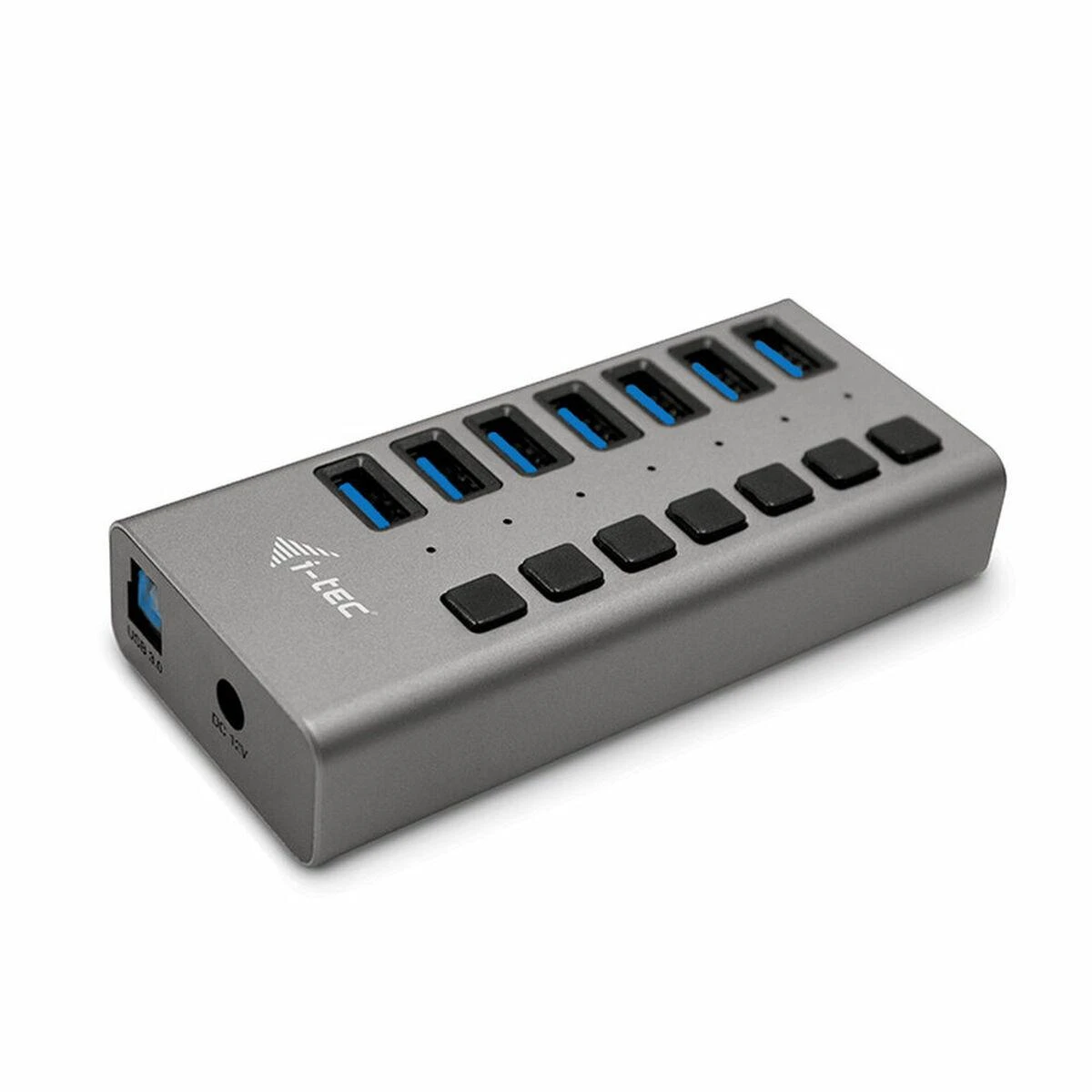 I-tec U3CHARGEHUB7 mobiliojo įrenginio kroviklis Vidaus Pilka