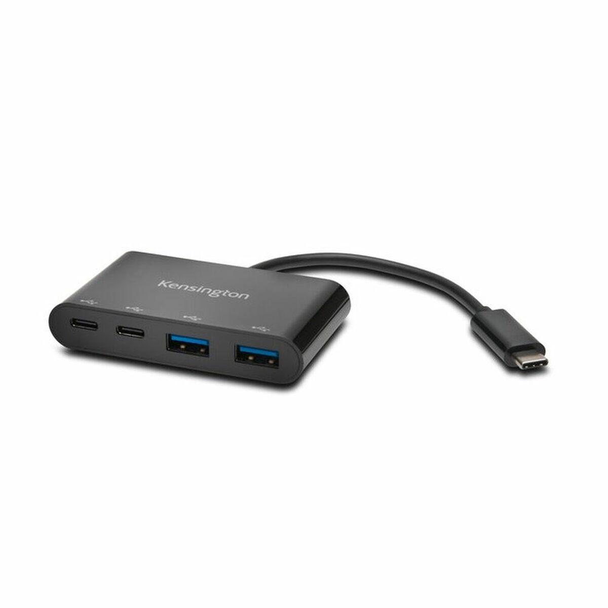 Kensington CH1000 USB 3.2 Gen 1 (3.1 Gen 1) Type-C 5000 Mbit/ai Juoda