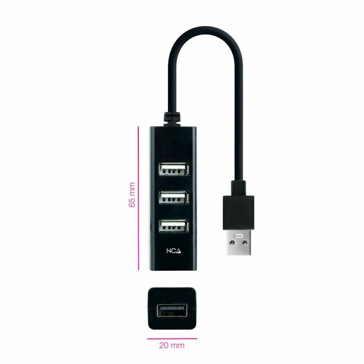 USB šakotuvas NANOCABLE AAOAUS0188