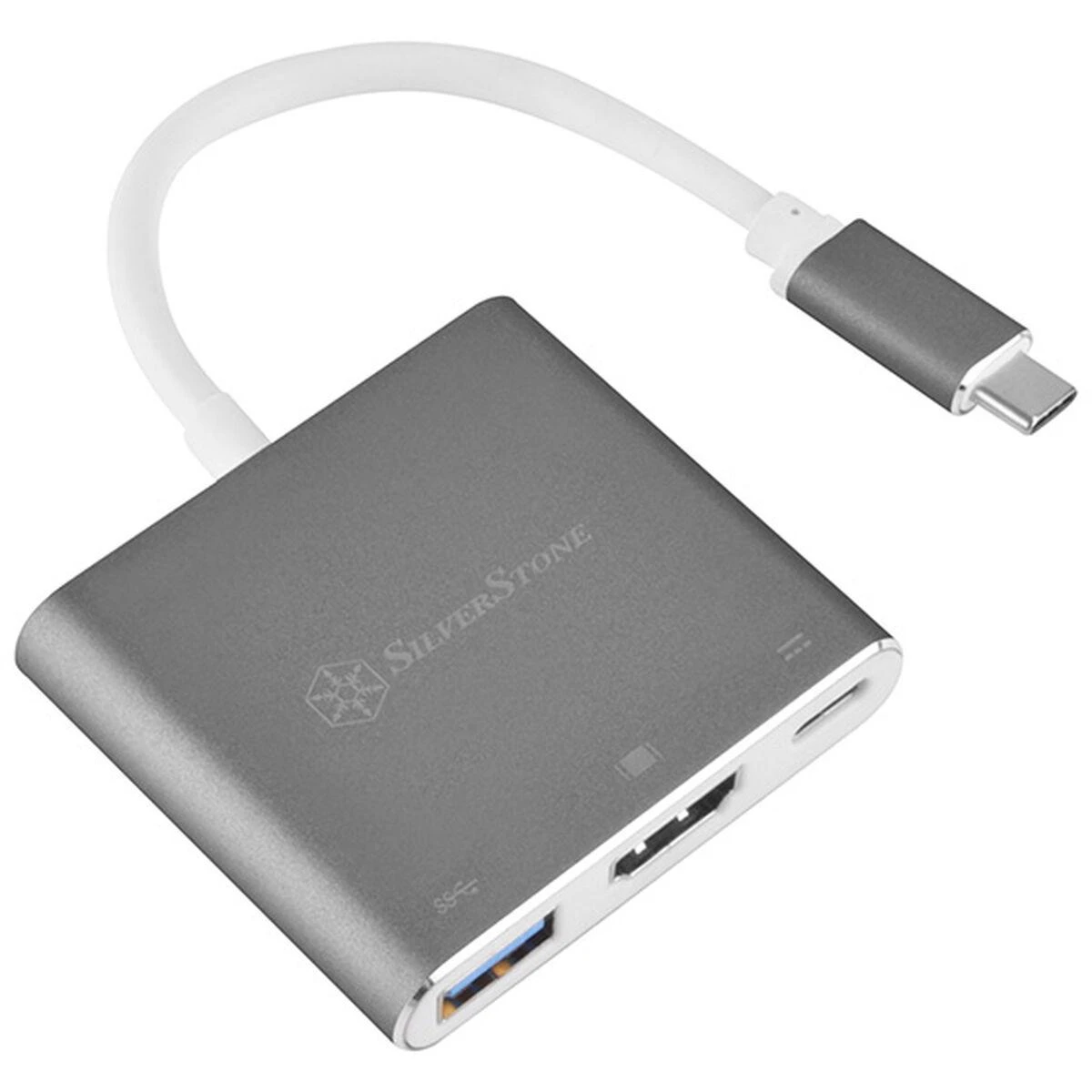 SilverStone EP08C USB-C daugiafunkcis adapteris
