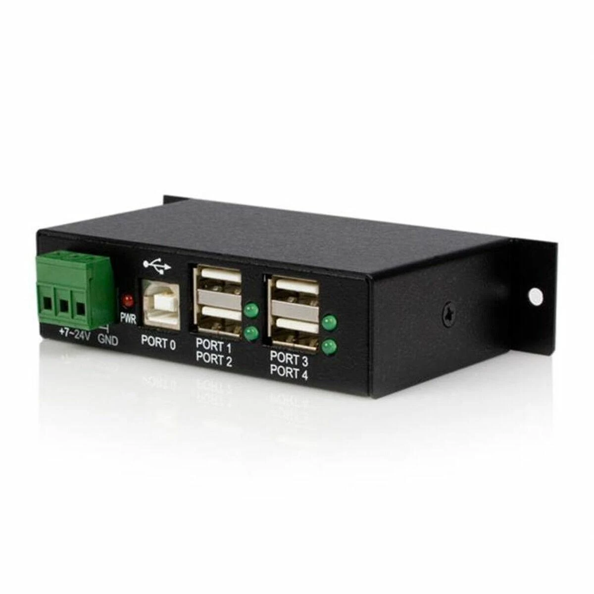 StarTech.com ST4200USBM sąsajos šakotuvas USB 2.0 Type-B 480 Mbit/ai Juoda
