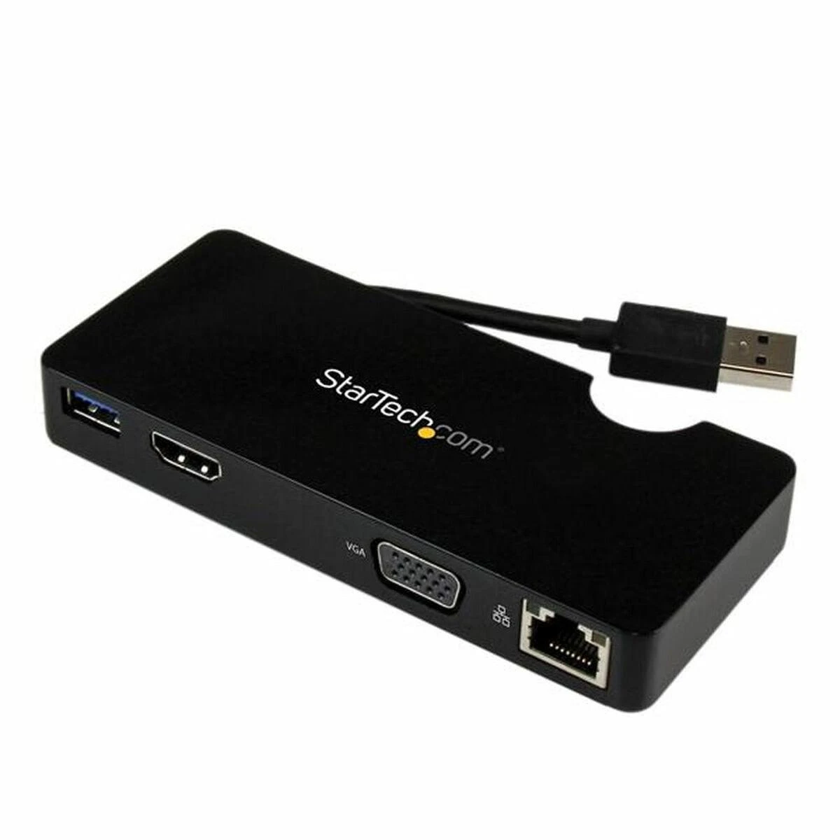 „StarTech Travel“ nešiojamojo kompiuterio doko USB stotis / replikatorius (USB3SMDOCKHV)