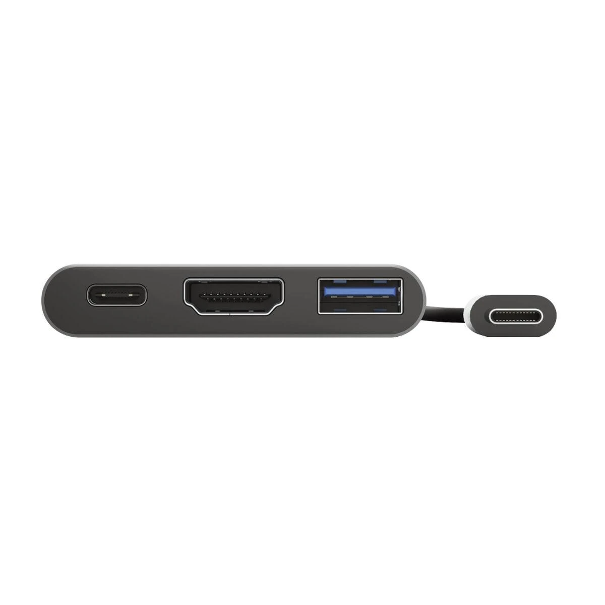 Trust Dalyx USB 3.2 Gen 1 (3.1 Gen 1) Type-C Aliuminio, Juodas
