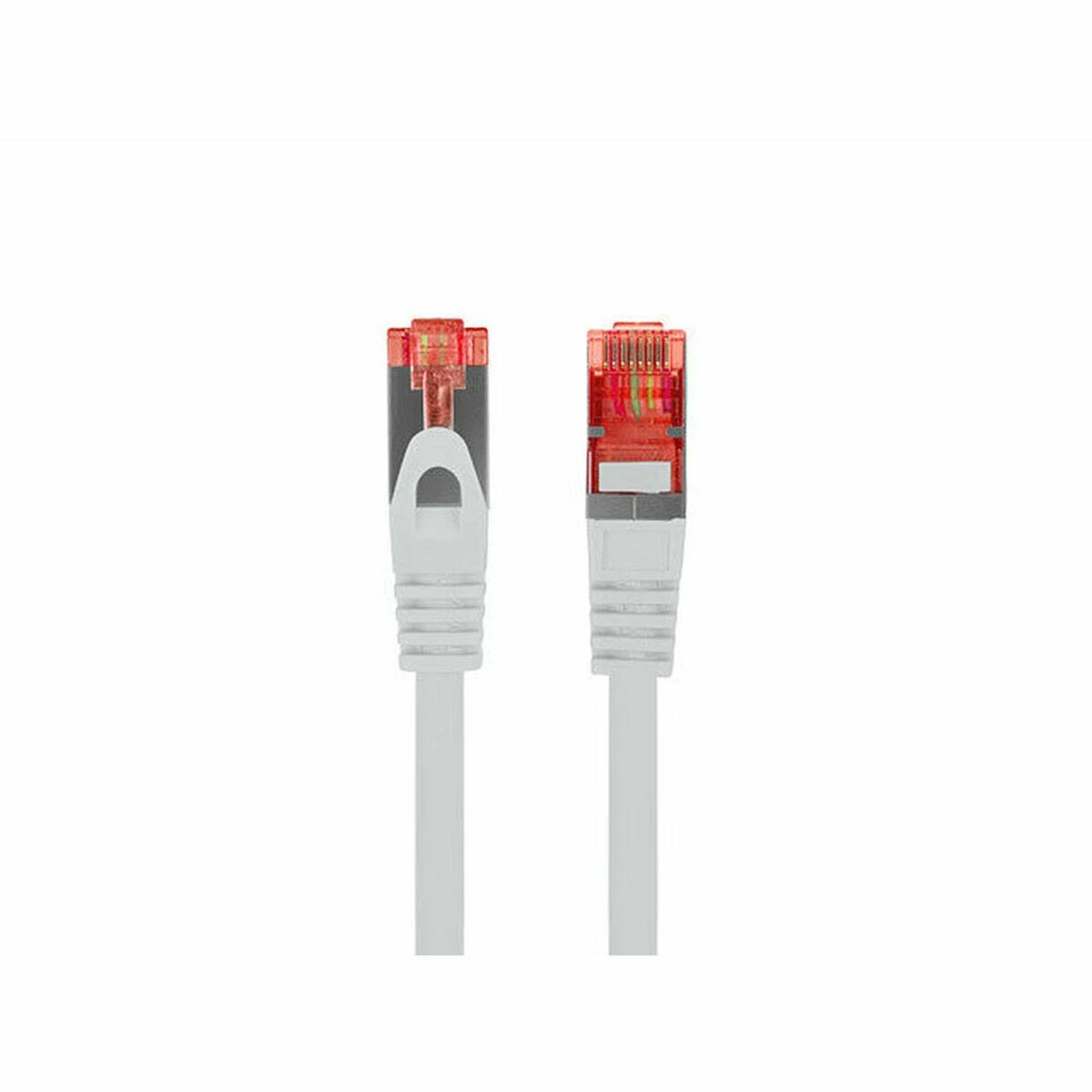 LANBERG Patchcord kat.6 FTP LSZH CU 1m pilkas Fluke praėjo