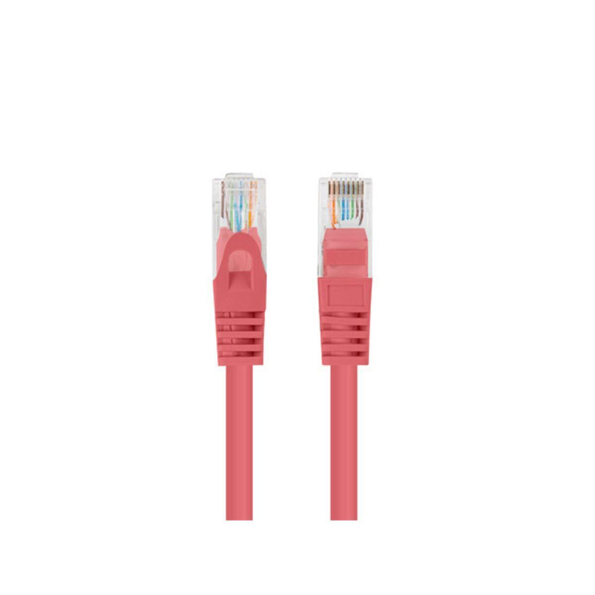 LANBERG Patchcord Cat.6 UTP 7.5m red