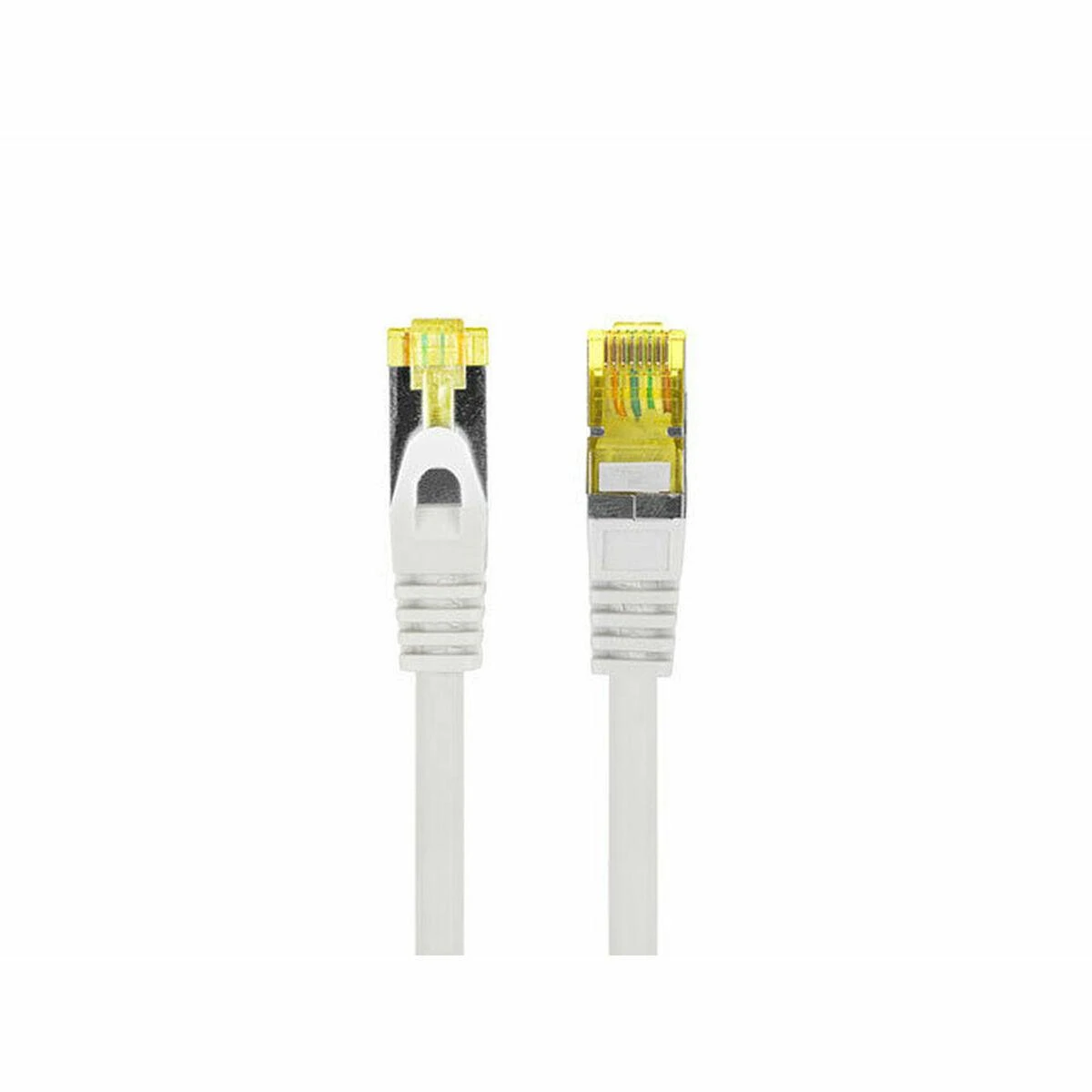 LANBERG patchcord cat.6A S/FTP LSZH CU 1m pilkas