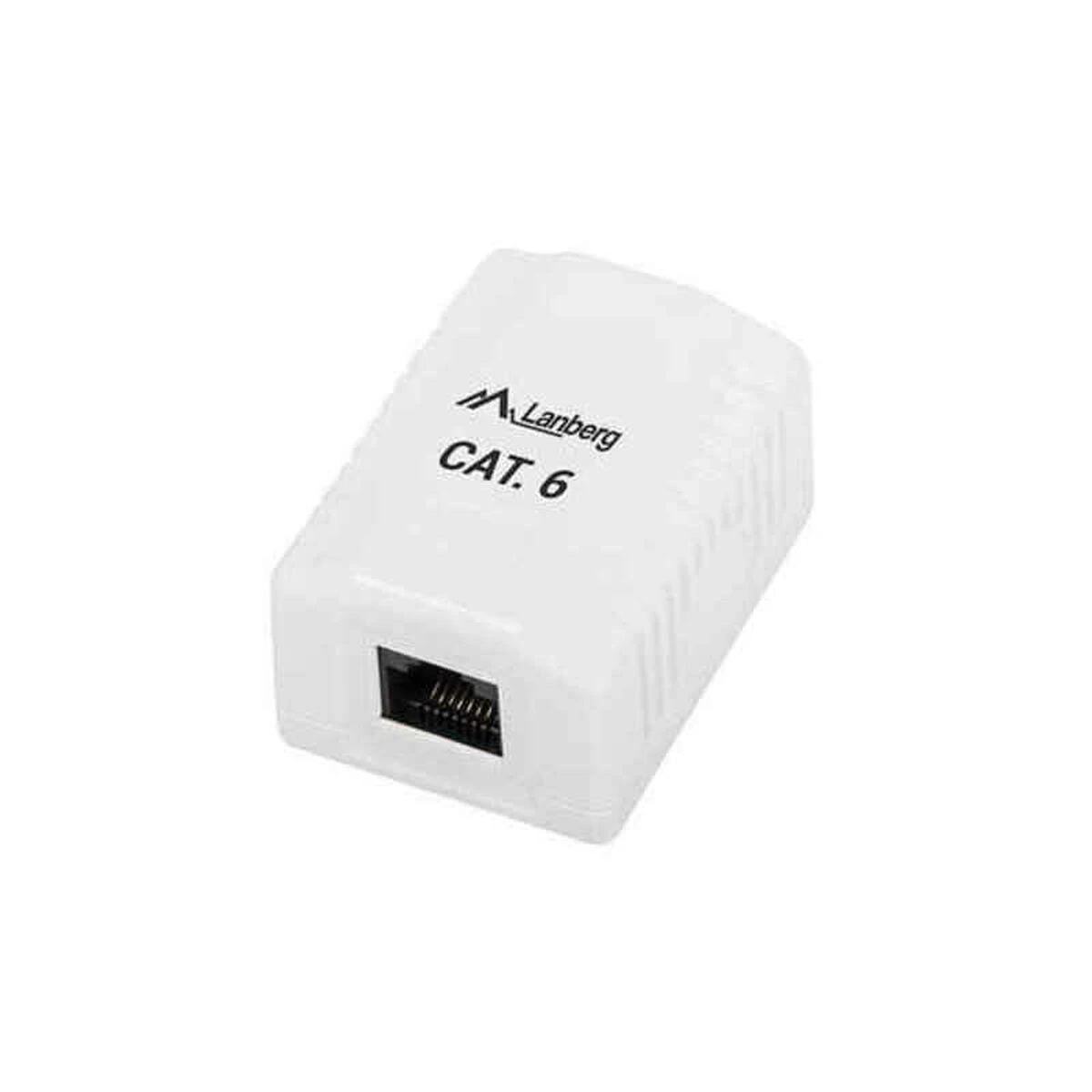 LANBERG OU6-0001-W UTP Data Box 1 prievado RJ45 neekranuotas kat. 6