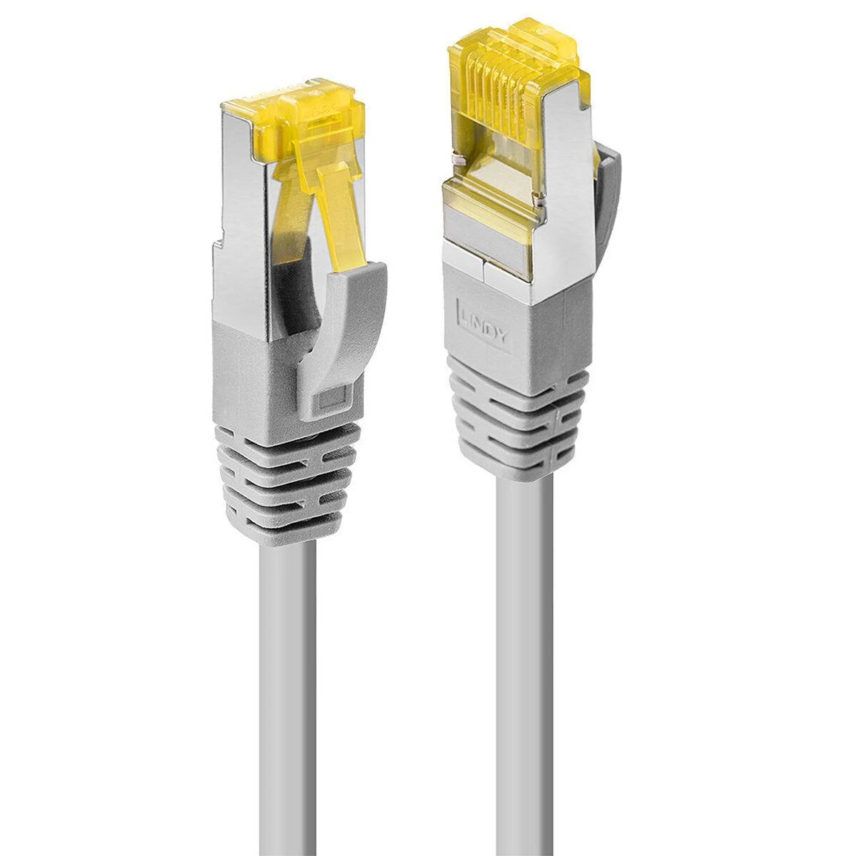 Tinklo Kabelis - LINDY RJ45 S/FTP LSZH Tinklo Kabelis, Cat.6A Kištukas, Cat.7 Neapdirbtas Kabelis, 10 m, Pilkas