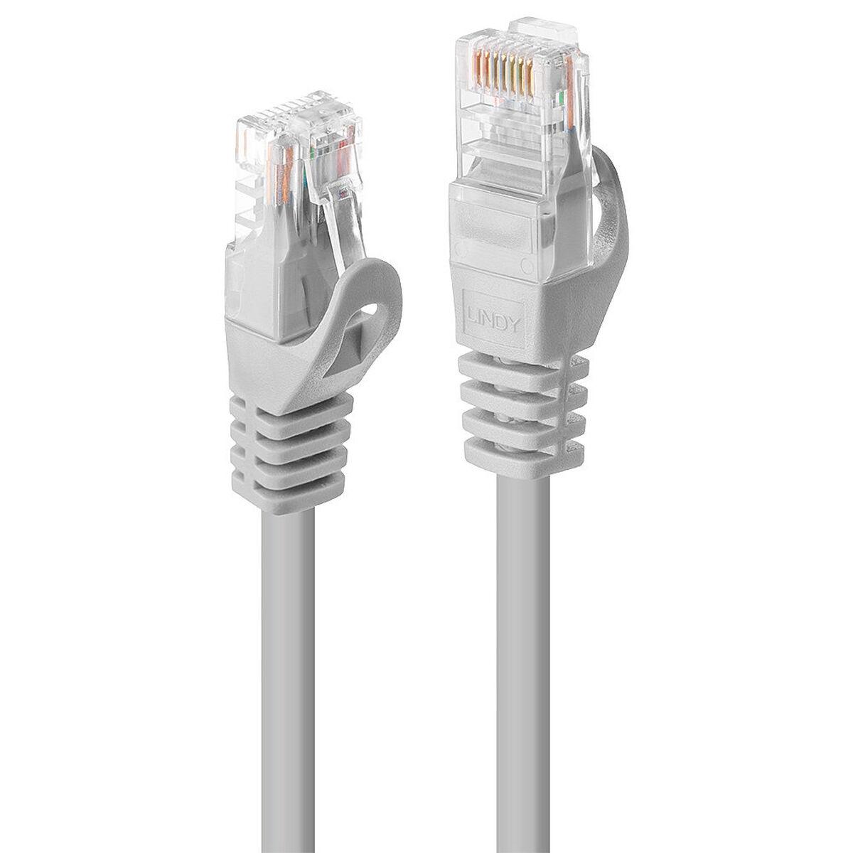 Tinklo Kabelis - LINDY Cat.5e U/UTP Tinklo Kabelis, RJ45, M/M, 100MHz, 2 m, Pilkas