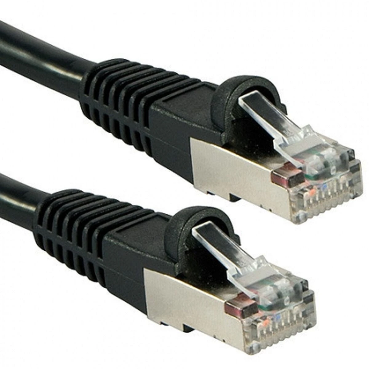 Tinklo Kabelis - LINDY Cat.6A S/FTP LSZH Tinklo Kabelis, RJ45, M/M, 500MHz, 0.3 m, Juodas