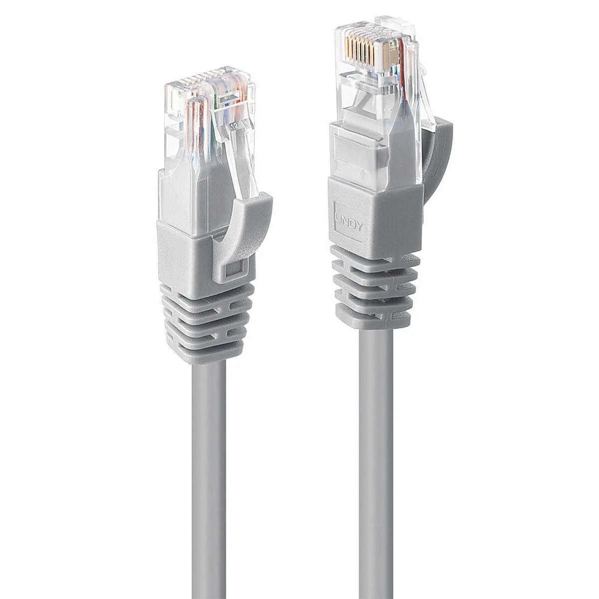 Tinklo Kabelis - LINDY Cat.6 U/UTP Tinklo Kabelis, RJ45, M/M, 250MHz, 26AWG, 10 m, Pilkas