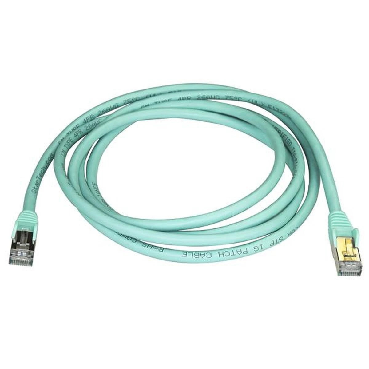 StarTech Patrikas CAT6A, STP, 2m, mėlyna (6ASPAT2MAQ)