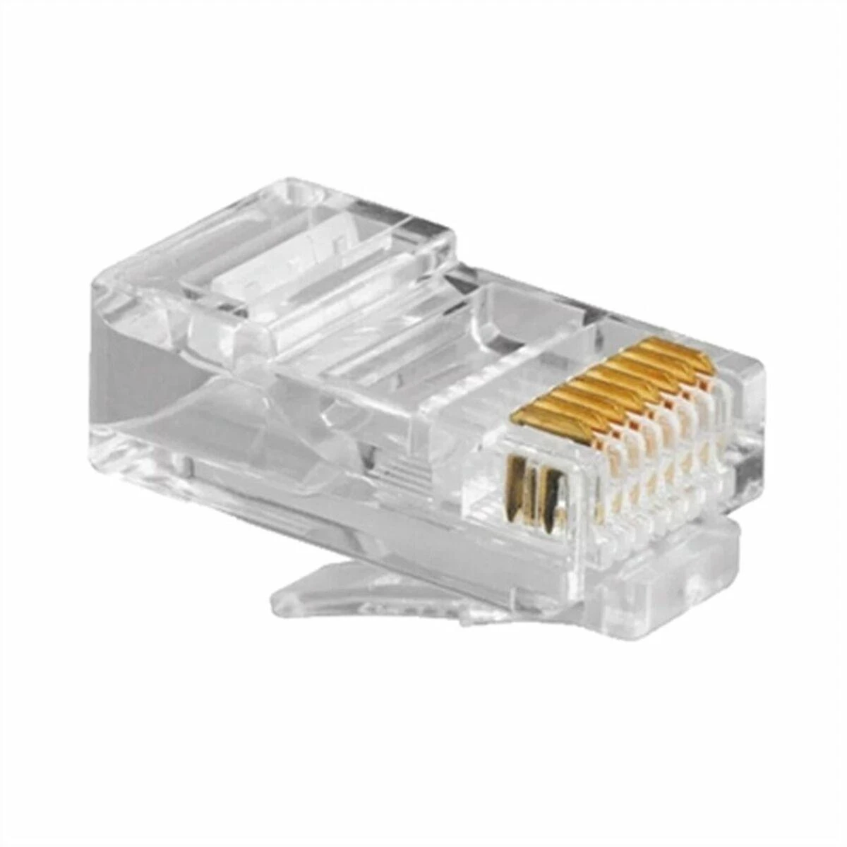 GEMBIRD PLUG3UP6/100modulinis LAN kištukas 6u auksinis padengtas - rinkinyje 100 vnt.