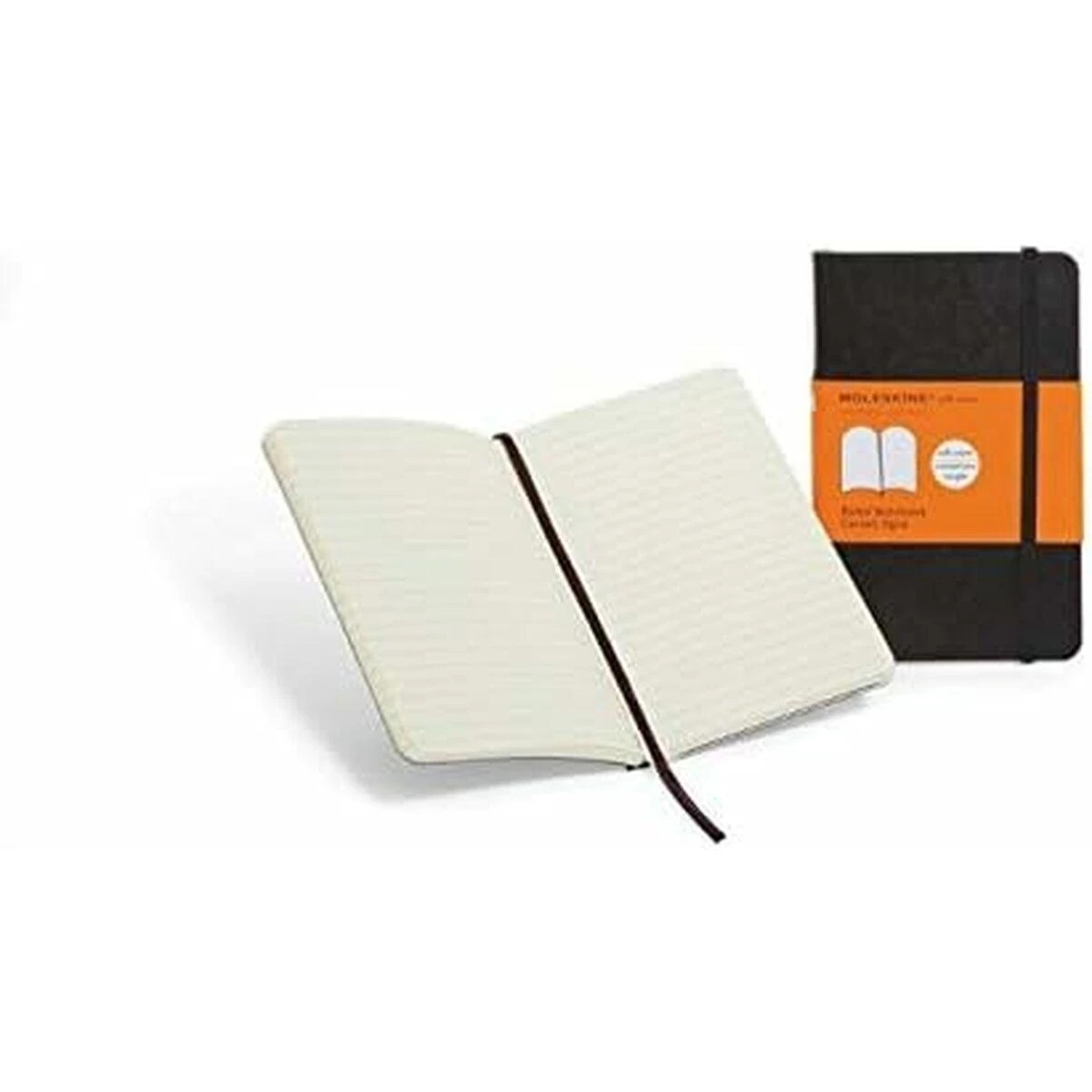 Užrašų knygutė Moleskine Classic 19x25cm, linijomis, minkštu viršeliu, juodos spalvos
