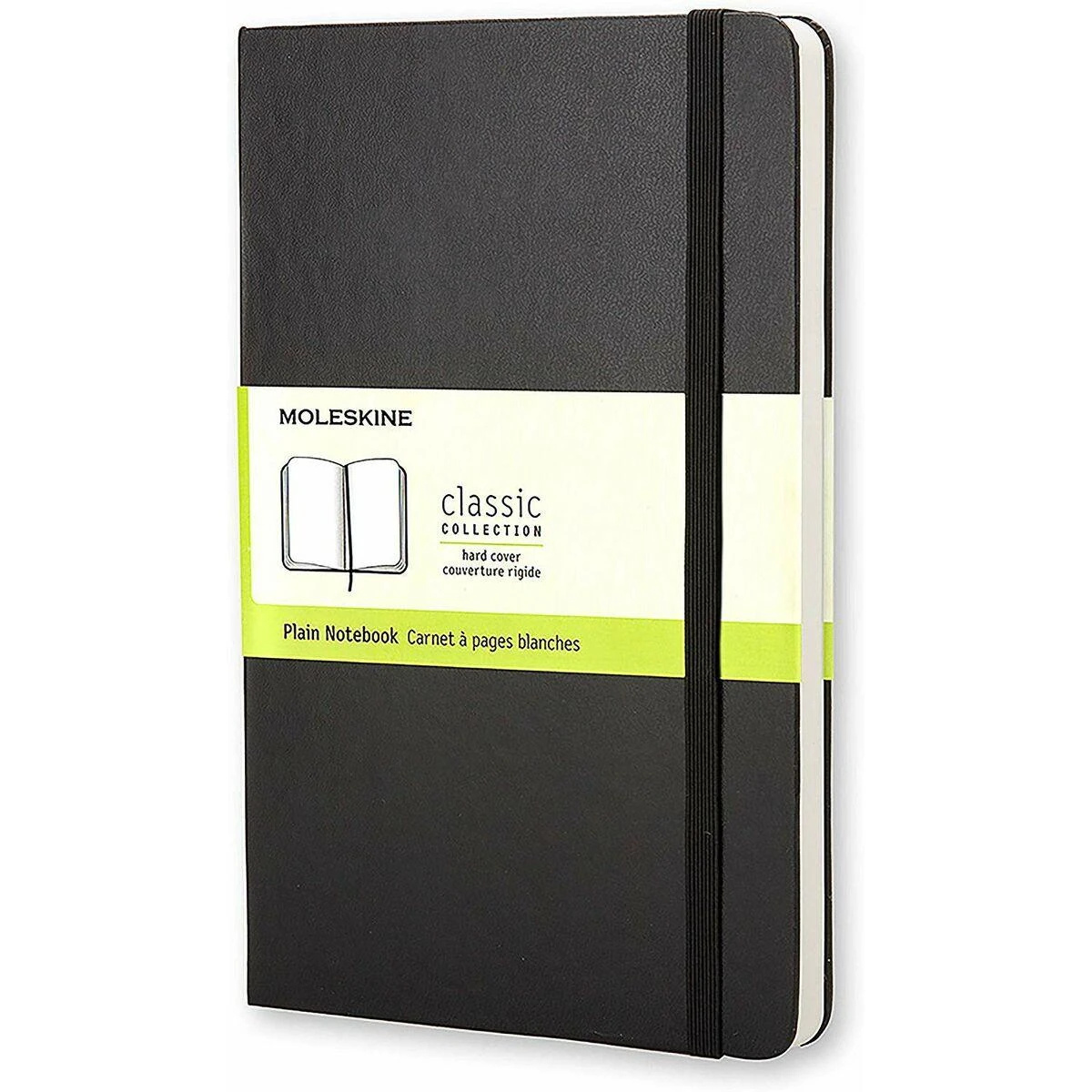 Jeffrey S Kargel Užrašų knygutė Moleskine Classic 13x21cm, baltais lapais, kietu viršeliu, juodos spalvos